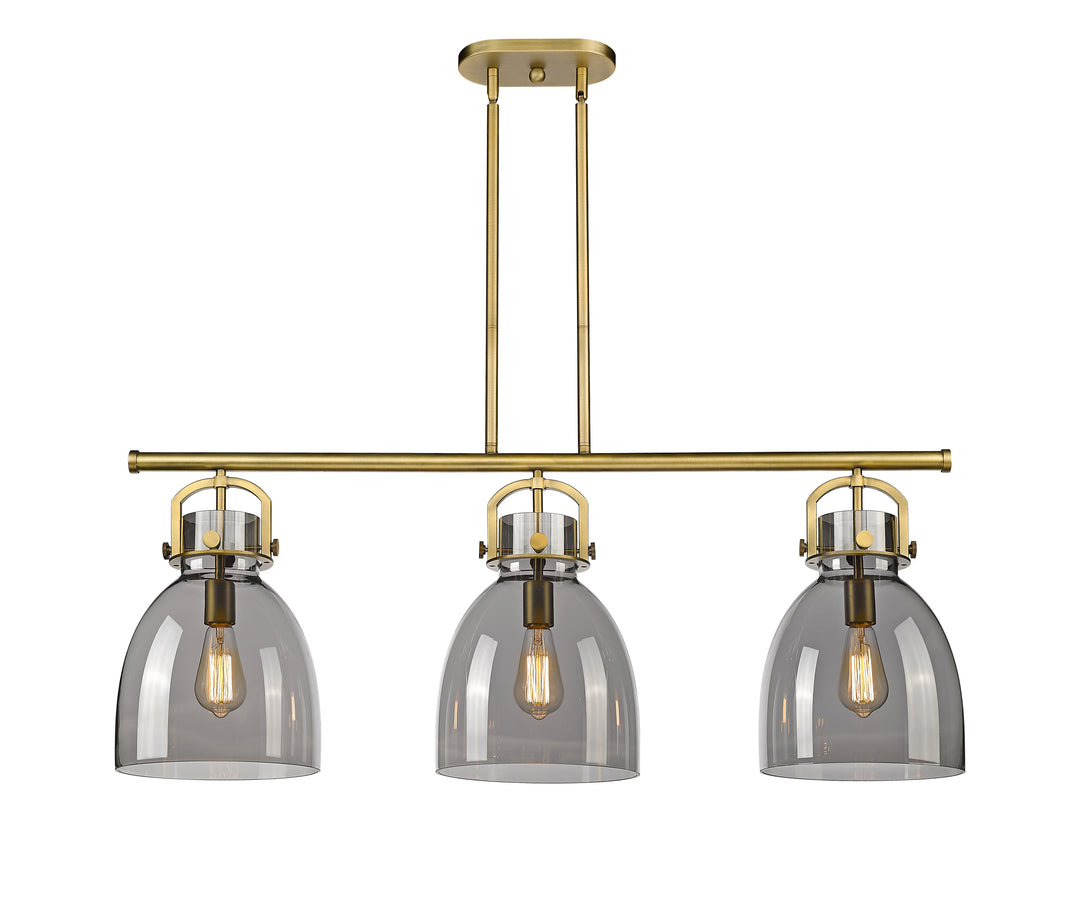 Innovations Lighting Newton Bell 7" Island Light - Brushed Brass