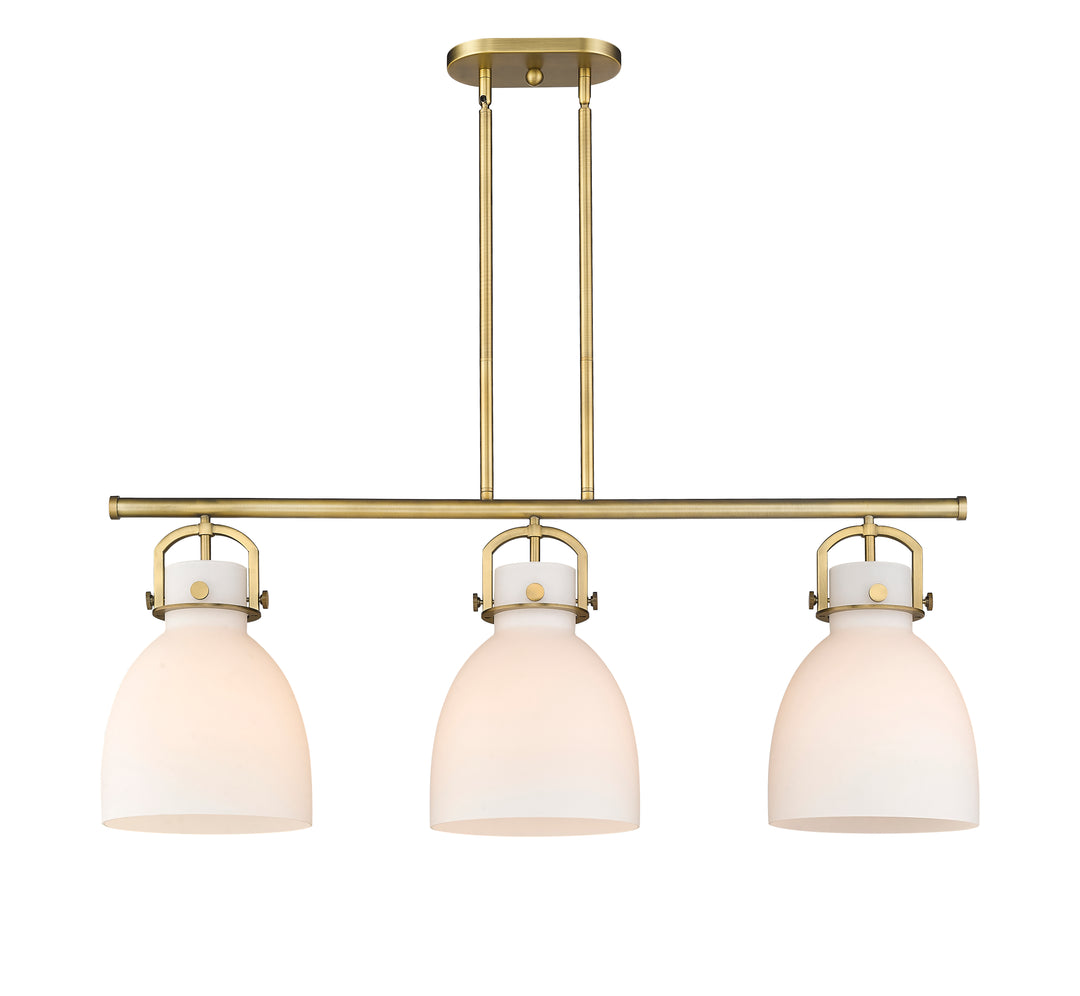 Innovations Lighting Newton Bell 7" Island Light - Brushed Brass