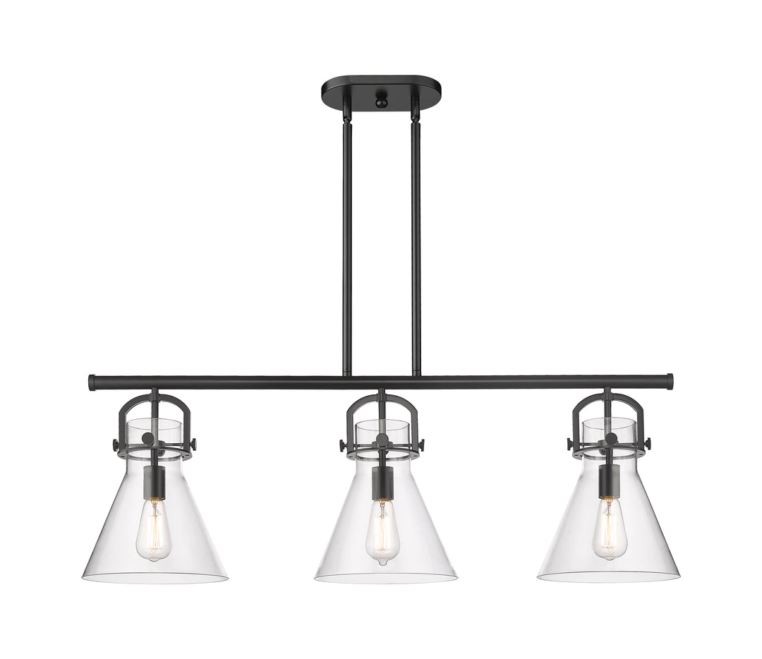 Innovations Lighting Newton Cone 7" Island Light - Matte Black