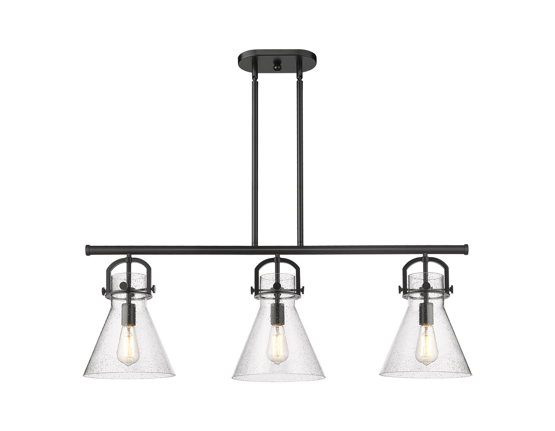 Innovations Lighting Newton Cone 7" Island Light - Matte Black