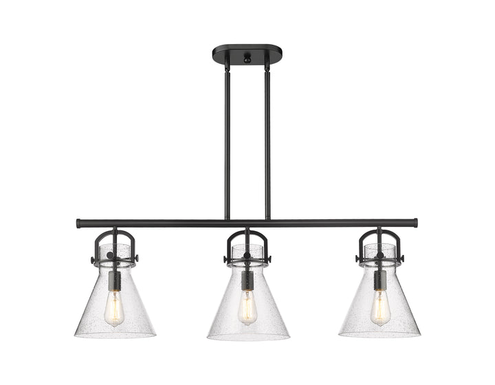 Innovations Lighting Newton Cone 7" Island Light - Matte Black