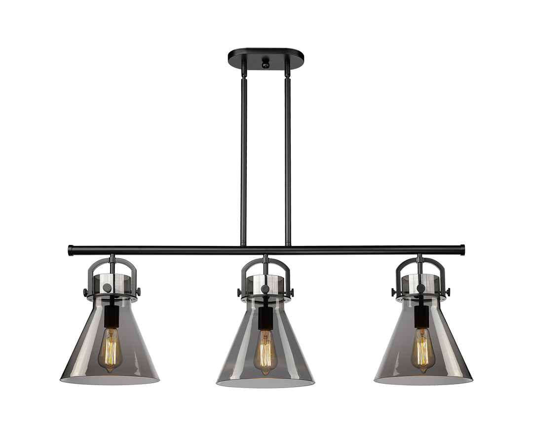 Innovations Lighting Newton Cone 7" Island Light - Matte Black