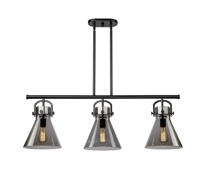 Innovations Lighting Newton Cone 7" Island Light - Matte Black