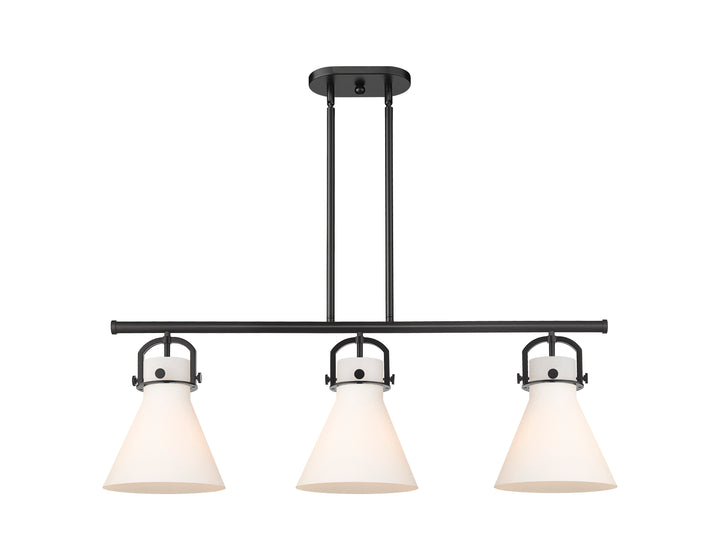 Innovations Lighting Newton Cone 7" Island Light - Matte Black