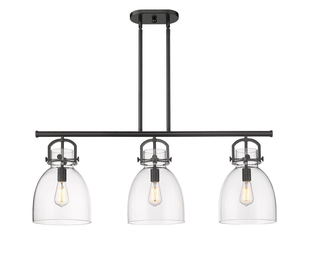 Innovations Lighting Newton Bell 7" Island Light - Matte Black