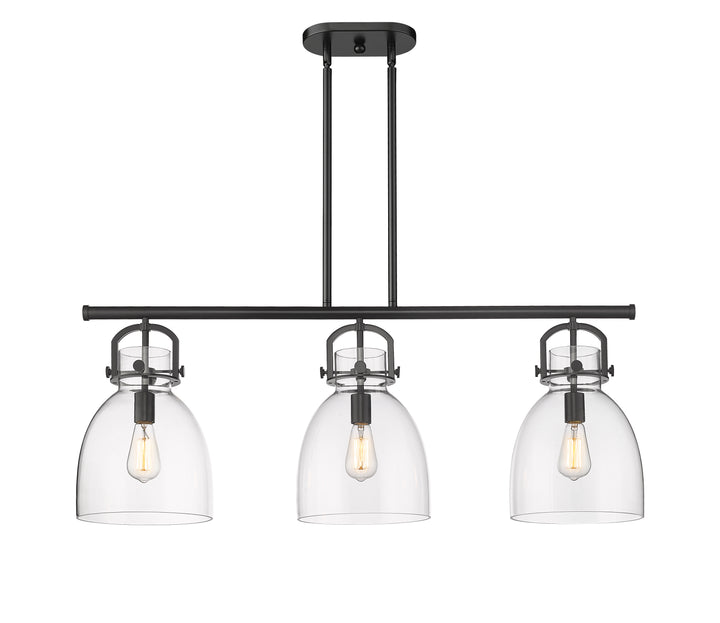 Innovations Lighting Newton Bell 7" Island Light - Matte Black
