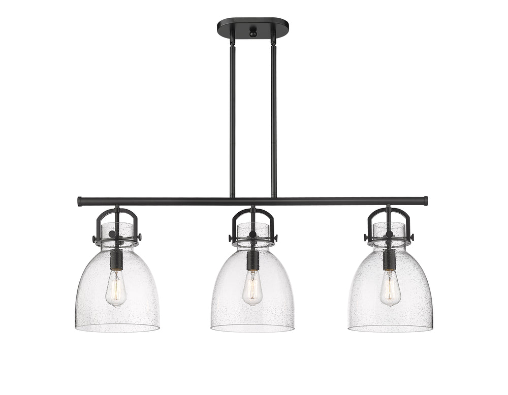Innovations Lighting Newton Bell 7" Island Light - Matte Black
