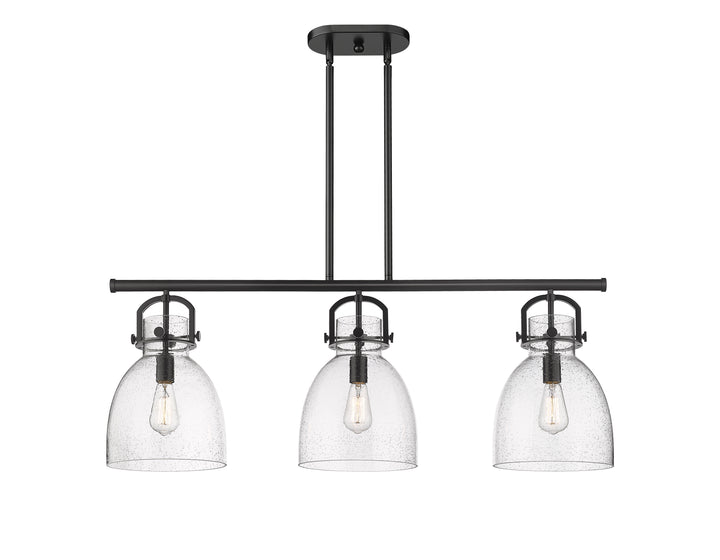 Innovations Lighting Newton Bell 7" Island Light - Matte Black