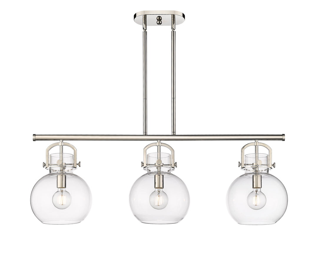 Innovations Lighting Newton Sphere 7" Island Light - Polished Nickel