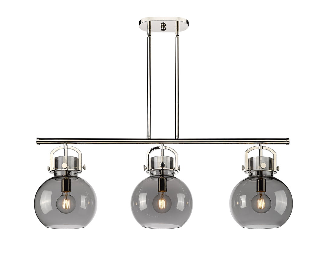 Innovations Lighting Newton Sphere 7" Island Light - Polished Nickel