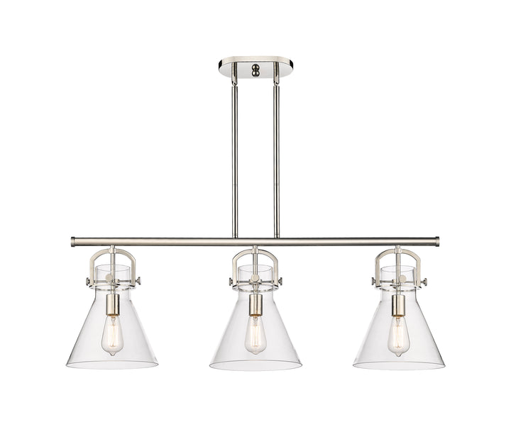 Innovations Lighting Newton Cone 7" Island Light - Polished Nickel