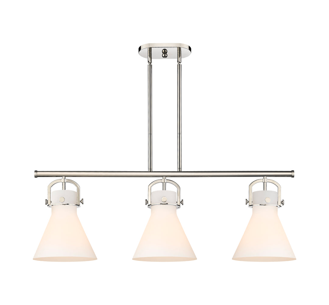 Innovations Lighting Newton Cone 7" Island Light - Polished Nickel
