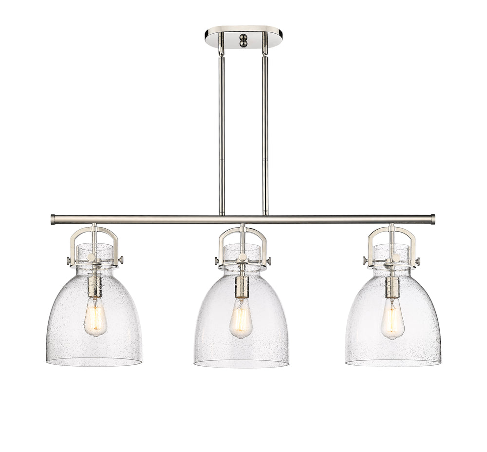 Innovations Lighting Newton Bell 7" Island Light - Polished Nickel
