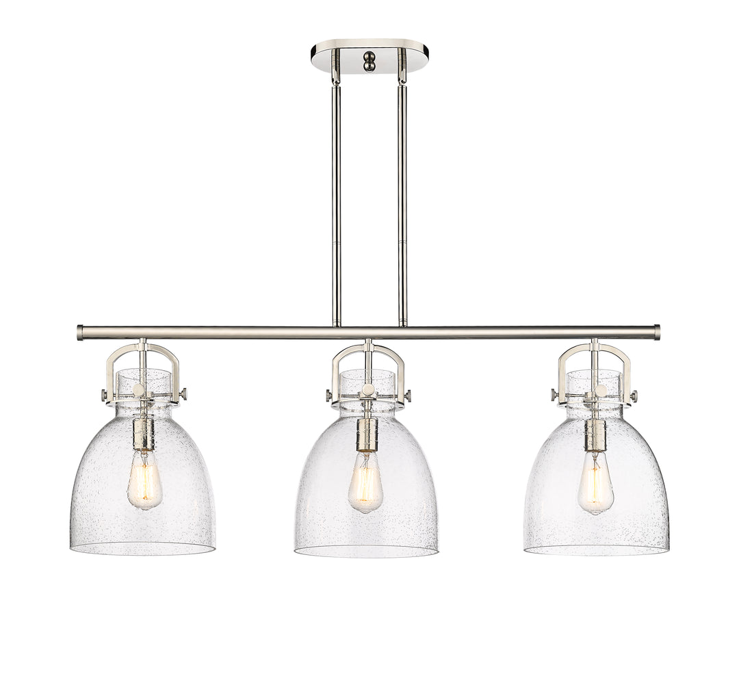 Innovations Lighting Newton Bell 7" Island Light - Polished Nickel