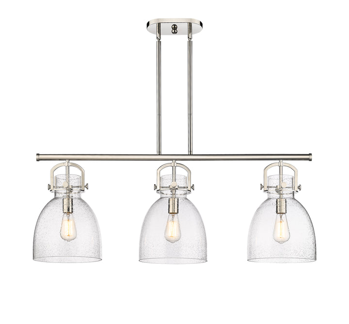 Innovations Lighting Newton Bell 7" Island Light - Polished Nickel
