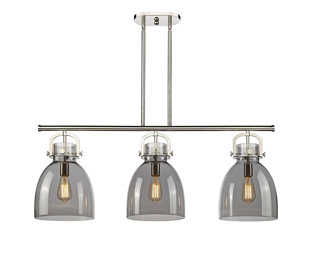 Innovations Lighting Newton Bell 7" Island Light - Polished Nickel