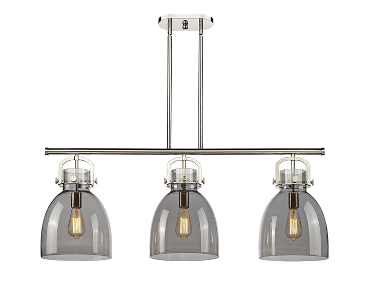 Innovations Lighting Newton Bell 7" Island Light - Polished Nickel