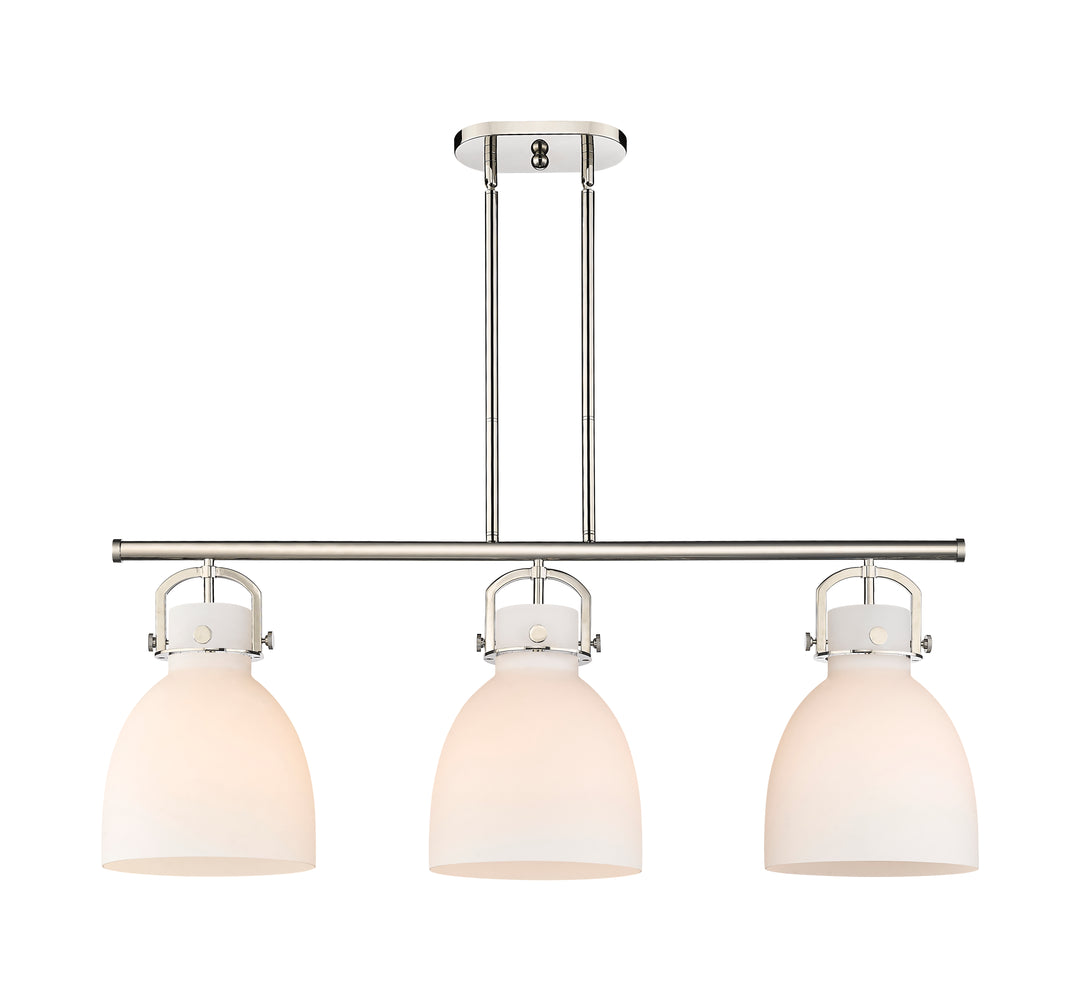 Innovations Lighting Newton Bell 7" Island Light - Polished Nickel
