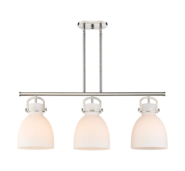 Innovations Lighting Newton Bell 7" Island Light - Polished Nickel