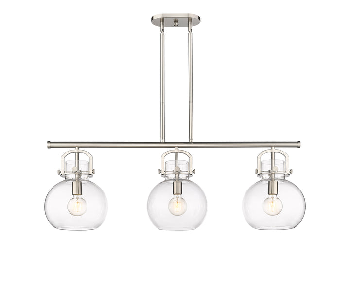Innovations Lighting Newton Sphere 7" Island Light - Satin Nickel