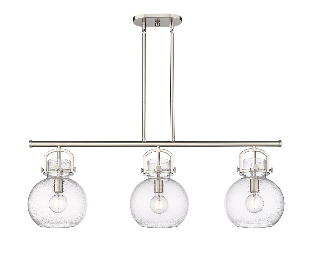 Innovations Lighting Newton Sphere 7" Island Light - Satin Nickel