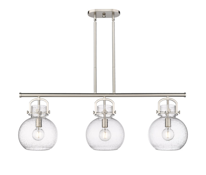 Innovations Lighting Newton Sphere 7" Island Light - Satin Nickel