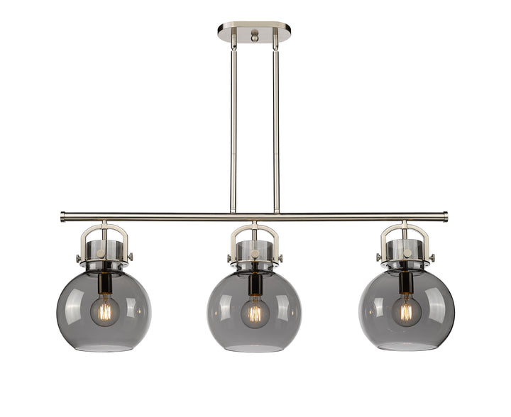Innovations Lighting Newton Sphere 7" Island Light - Satin Nickel