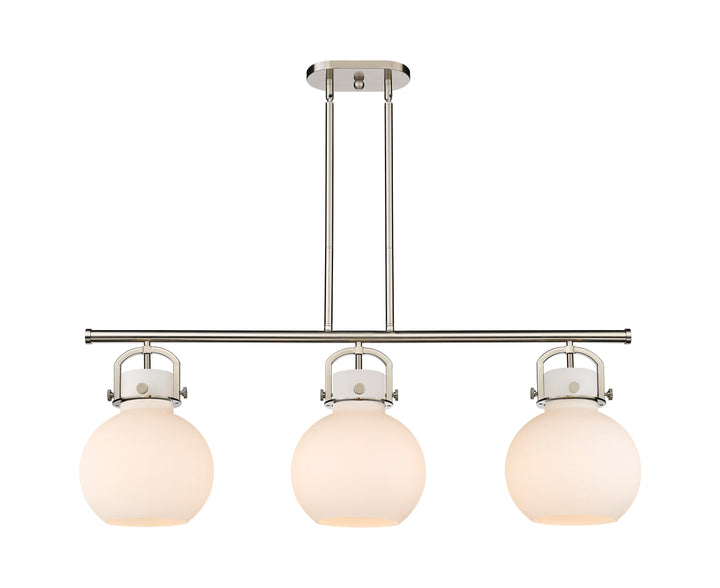 Innovations Lighting Newton Sphere 7" Island Light - Satin Nickel