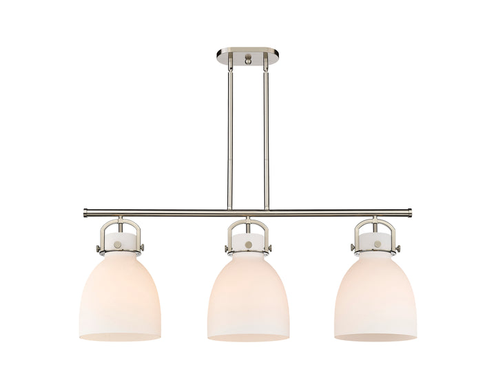 Innovations Lighting Newton Bell 7" Island Light - Satin Nickel