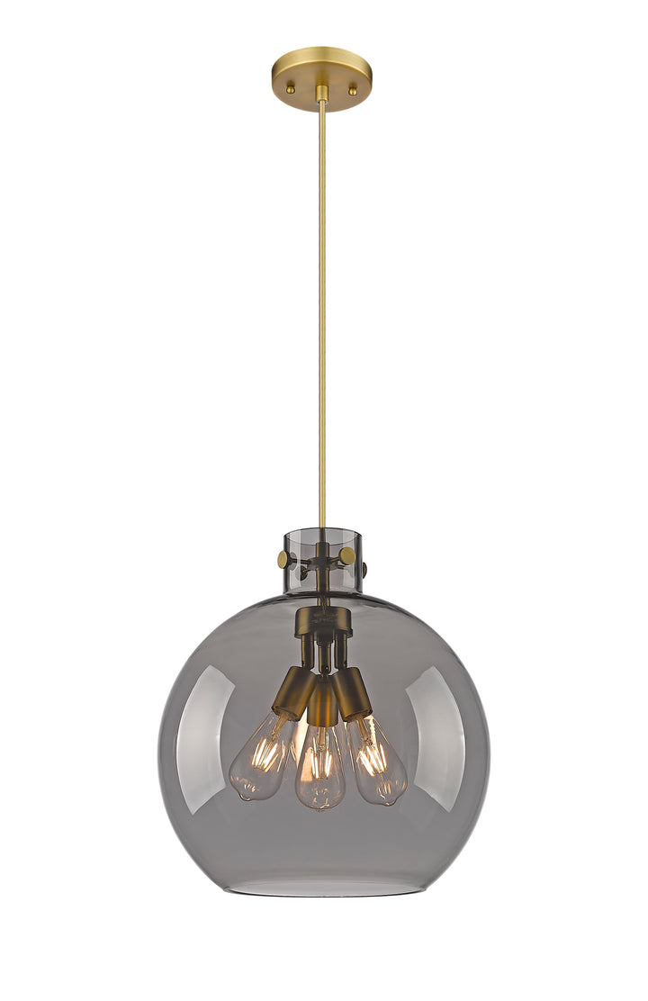 Innovations Lighting Newton Sphere 16" Pendant - Brushed Brass