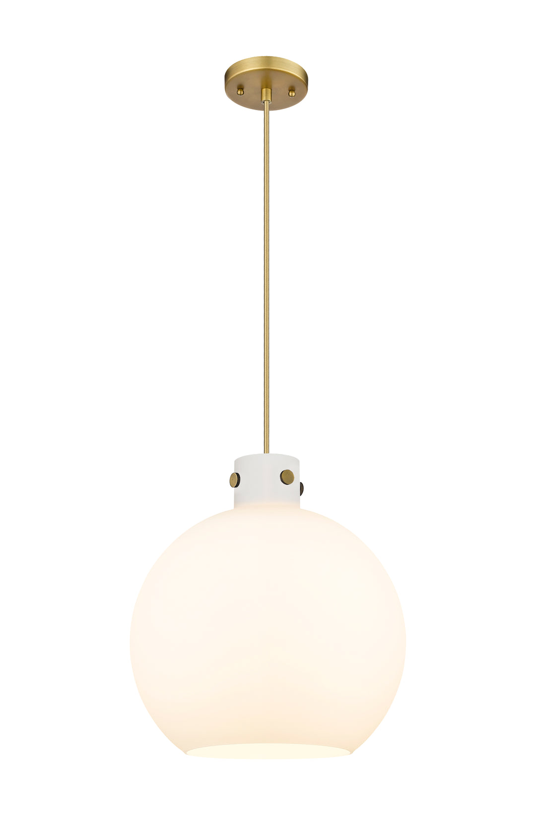 Innovations Lighting Newton Sphere 16" Pendant - Brushed Brass