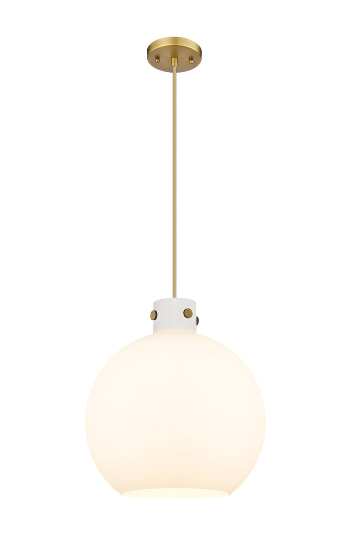 Innovations Lighting Newton Sphere 16" Pendant - Brushed Brass