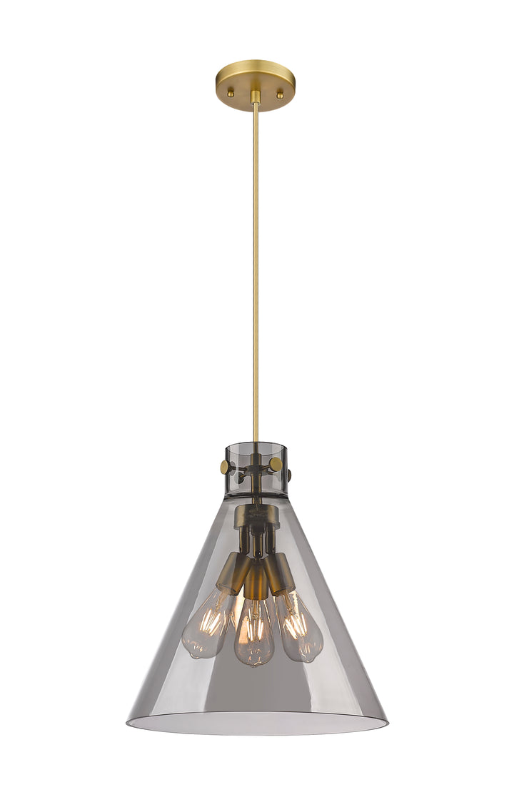 Innovations Lighting Newton Cone 16" Pendant - Brushed Brass