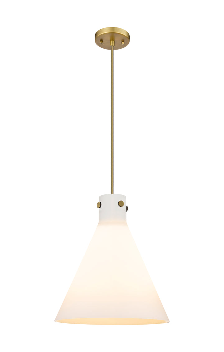 Innovations Lighting Newton Cone 16" Pendant - Brushed Brass