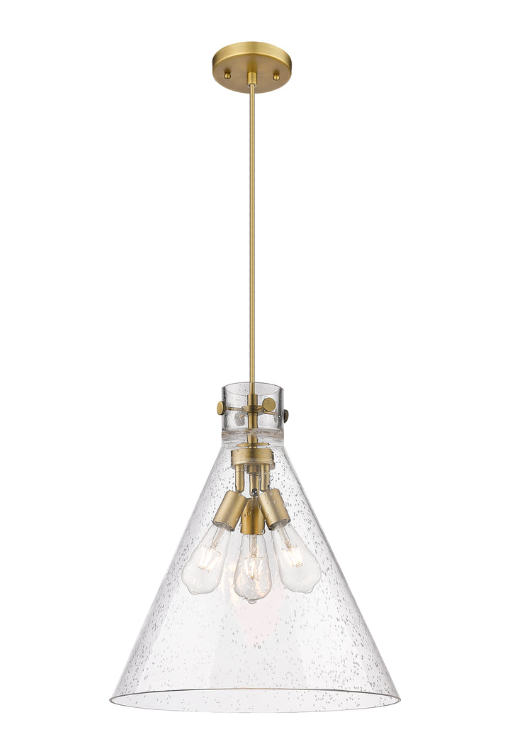 Innovations Lighting Newton Cone 18" Pendant - Brushed Brass