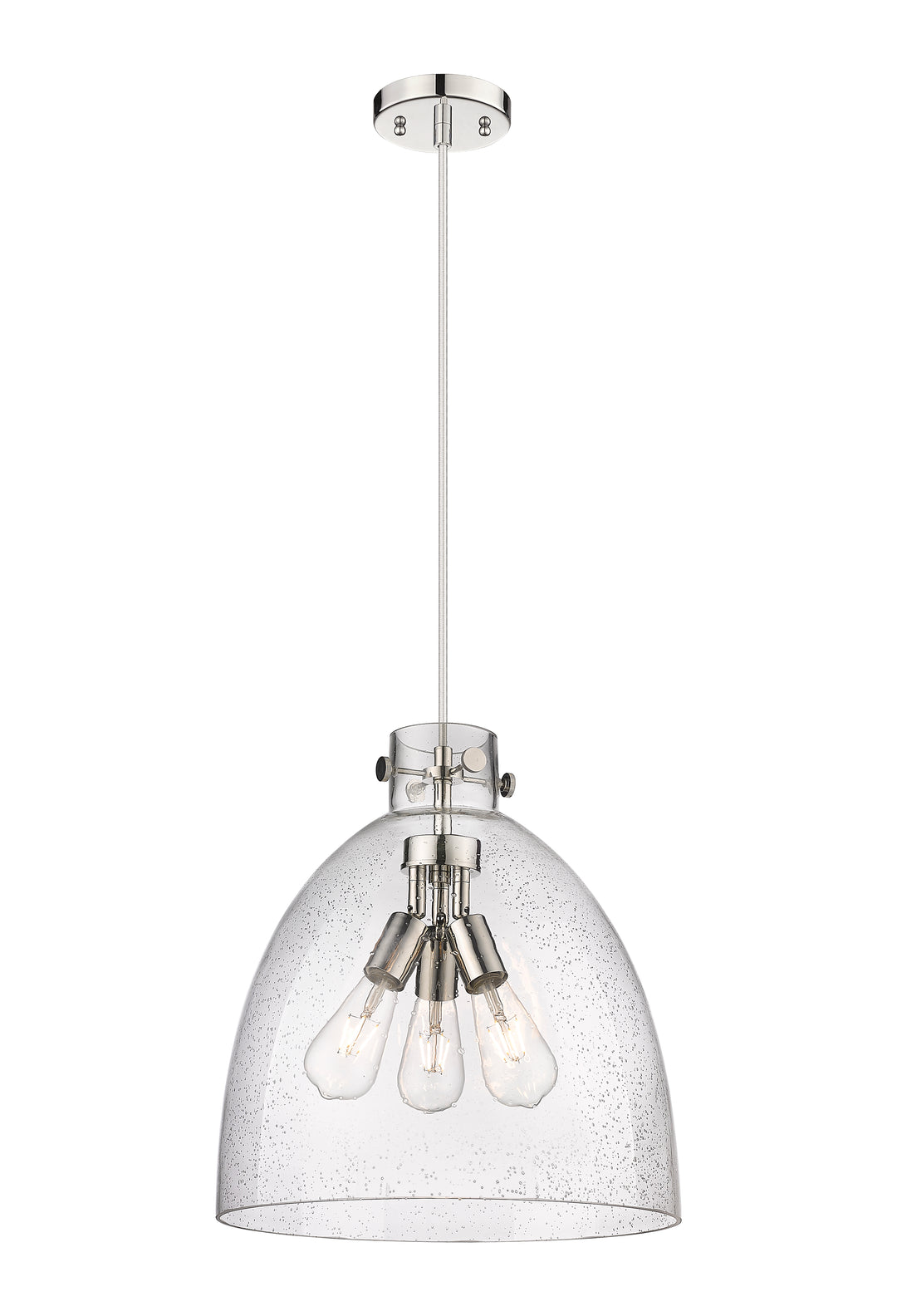 Innovations Lighting Newton Bell 16" Pendant - Polished Nickel Pendants Innovations Lighting   