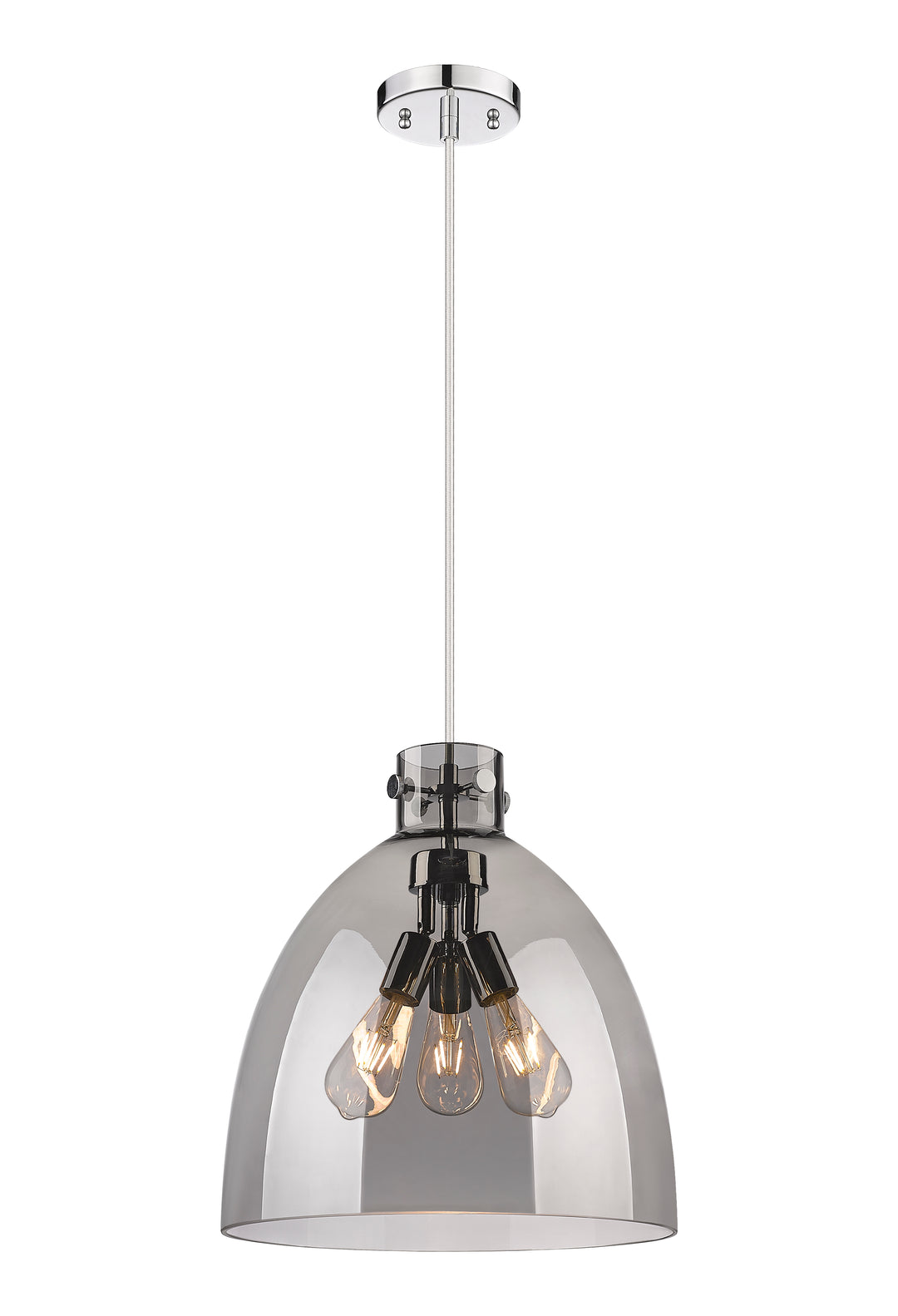 Innovations Lighting Newton Bell 16" Pendant - Polished Nickel Pendants Innovations Lighting   