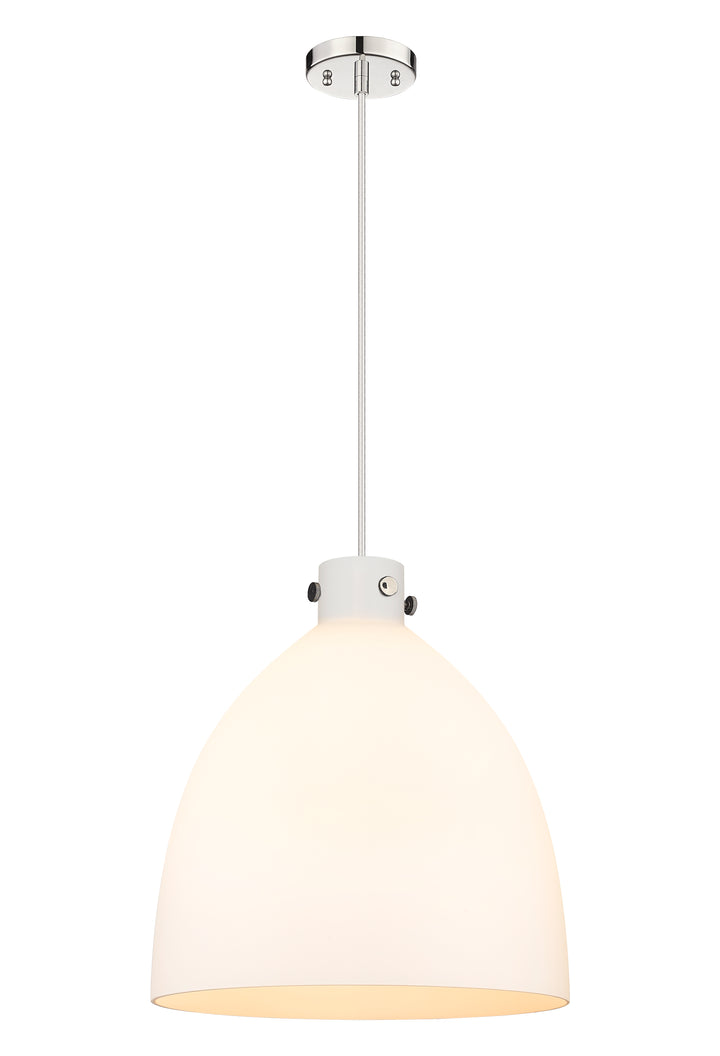 Innovations Lighting Newton Bell 18" Pendant - Polished Nickel Pendants Innovations Lighting   