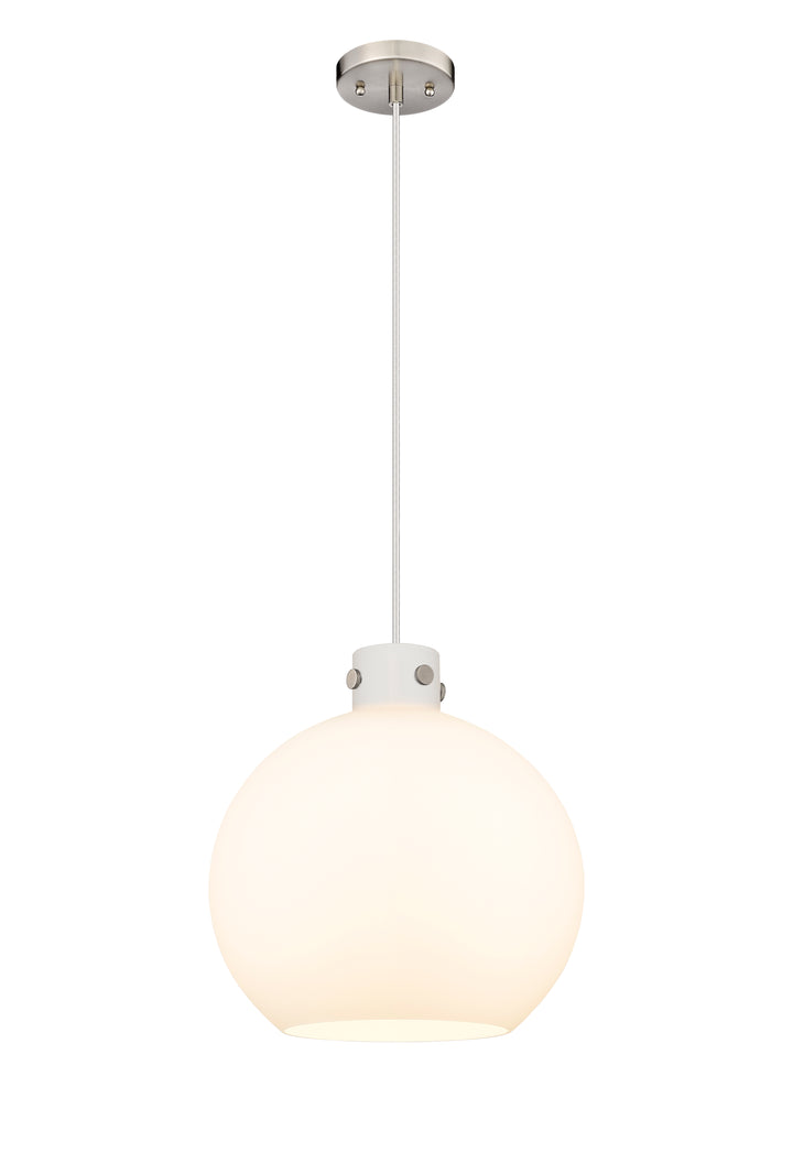 Innovations Lighting Newton Sphere 16" Pendant - Satin Nickel