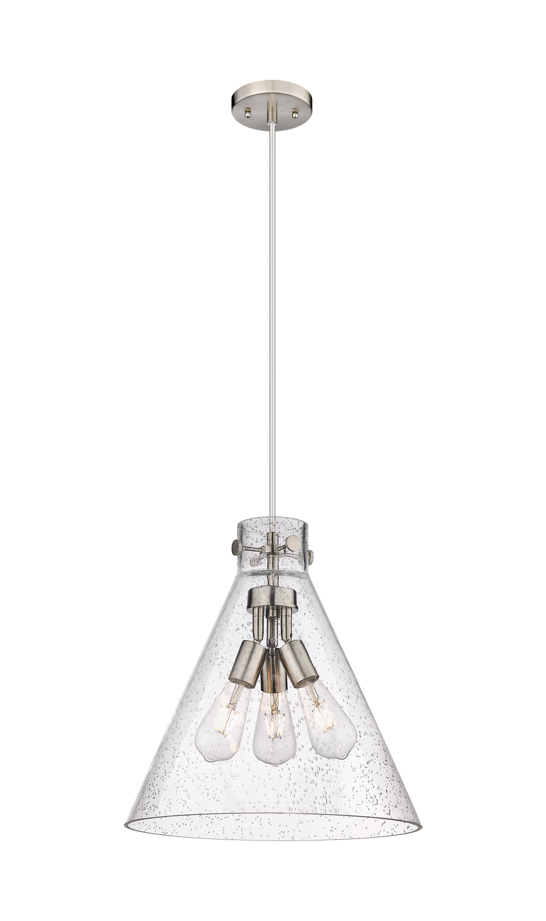 Innovations Lighting Newton Cone 16" Pendant - Satin Nickel