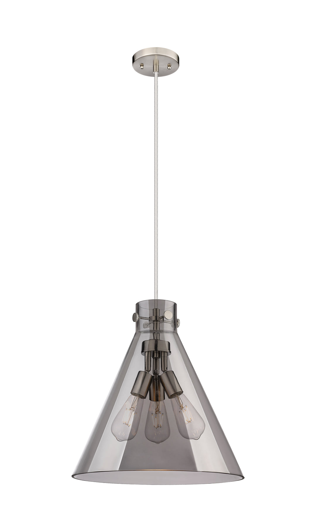 Innovations Lighting Newton Cone 16" Pendant - Satin Nickel