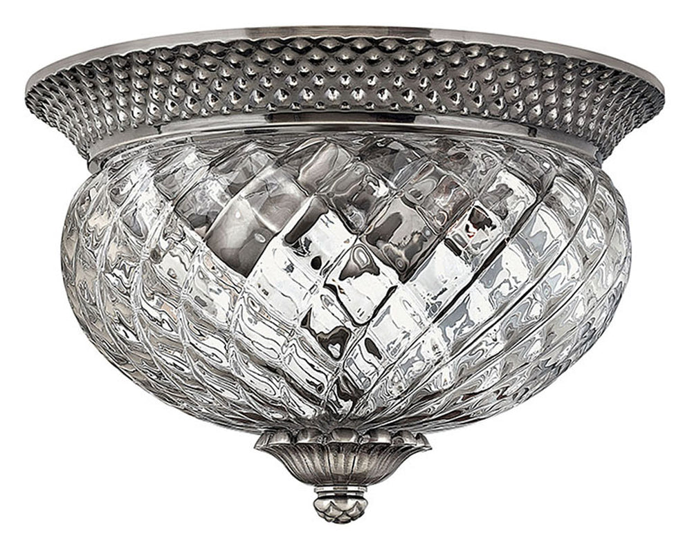 Hinkley Plantation Bath Bar Vanity Lights Hinkley Polished Antique Nickel 12.0x12.0x8.0 