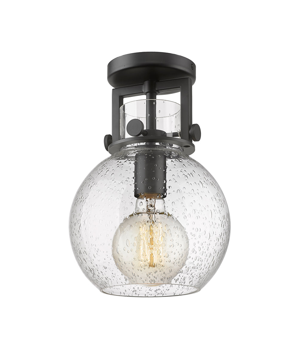 Innovations Lighting Newton Sphere 8" Flush Mount - Matte Black