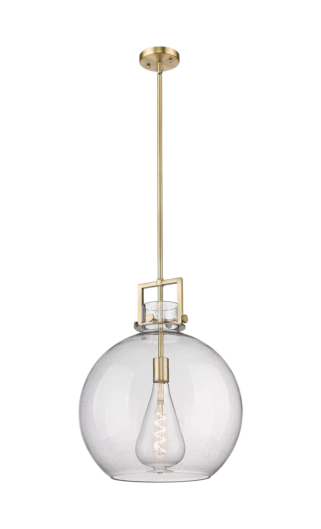 Innovations Lighting Newton Sphere 16" Pendant - Brushed Brass