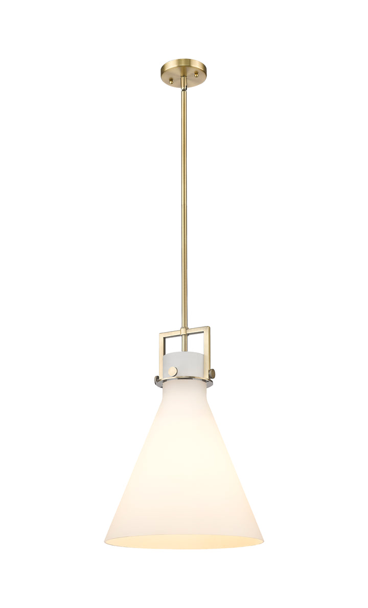 Innovations Lighting Newton Cone 14" Pendant - Brushed Brass