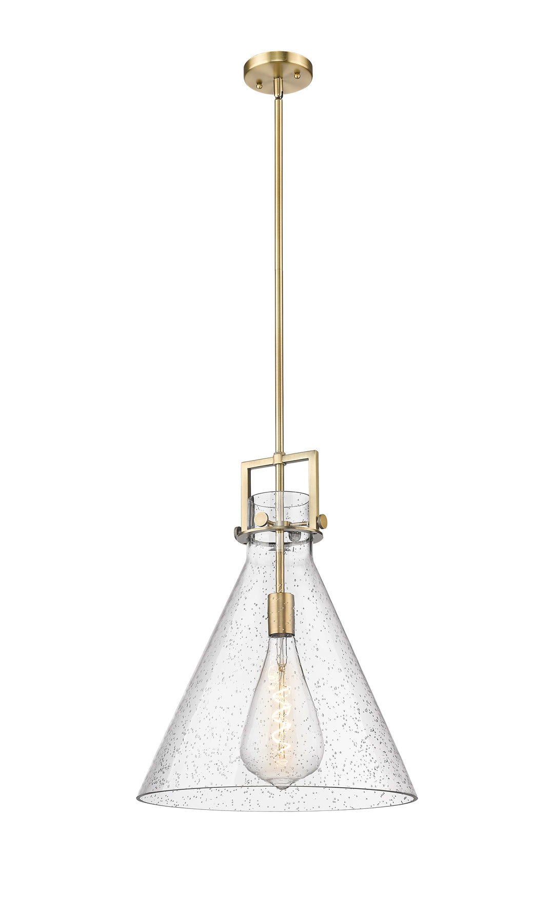 Innovations Lighting Newton Cone 16" Pendant - Brushed Brass