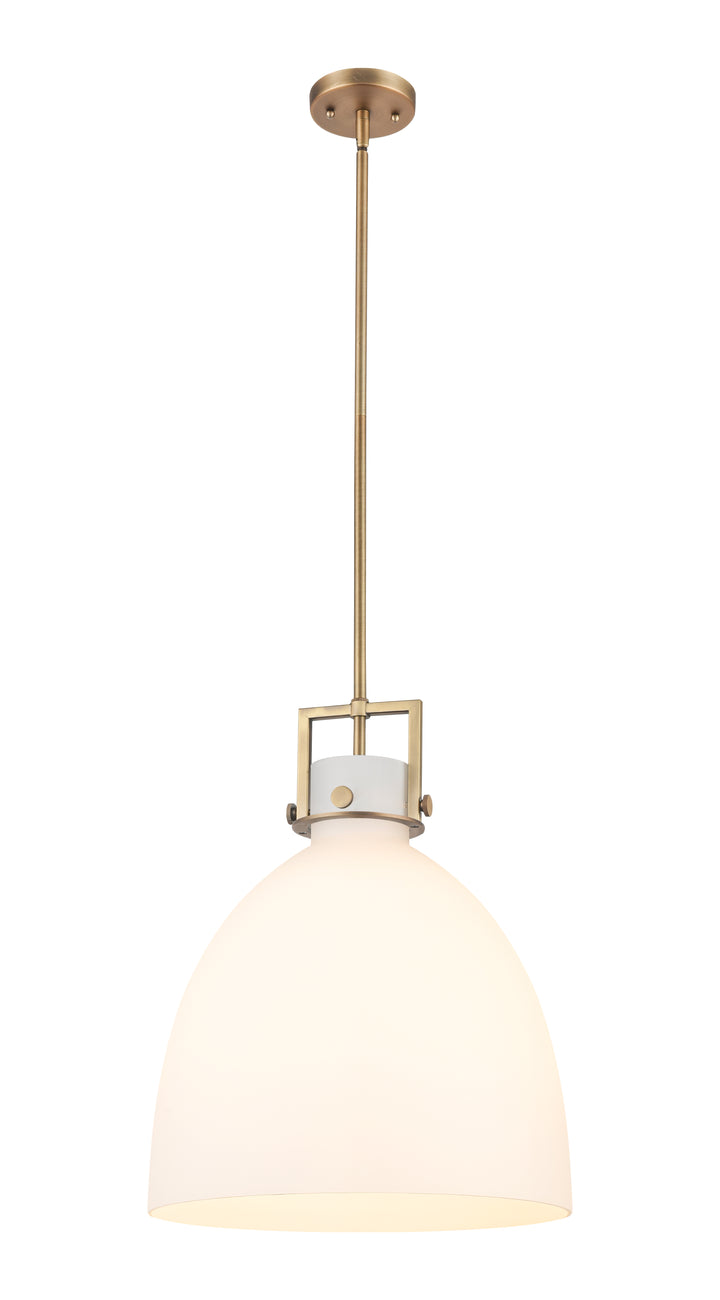 Innovations Lighting Newton Bell 16" Pendant - Brushed Brass Pendants Innovations Lighting   