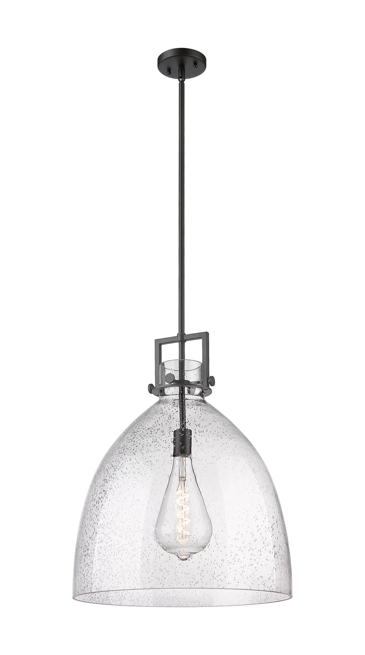 Innovations Lighting Newton Bell 18" Pendant - Matte Black Pendants Innovations Lighting   