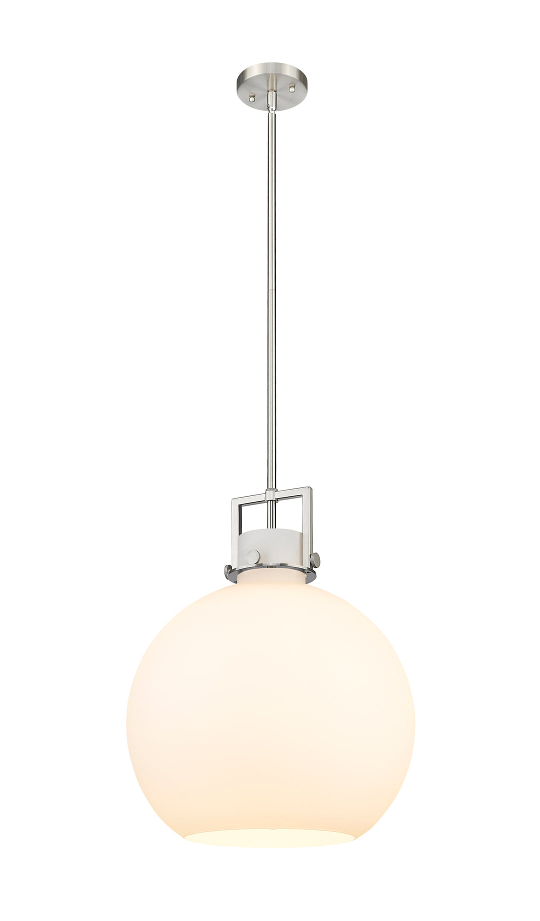 Innovations Lighting Newton Sphere 16" Pendant - Satin Nickel