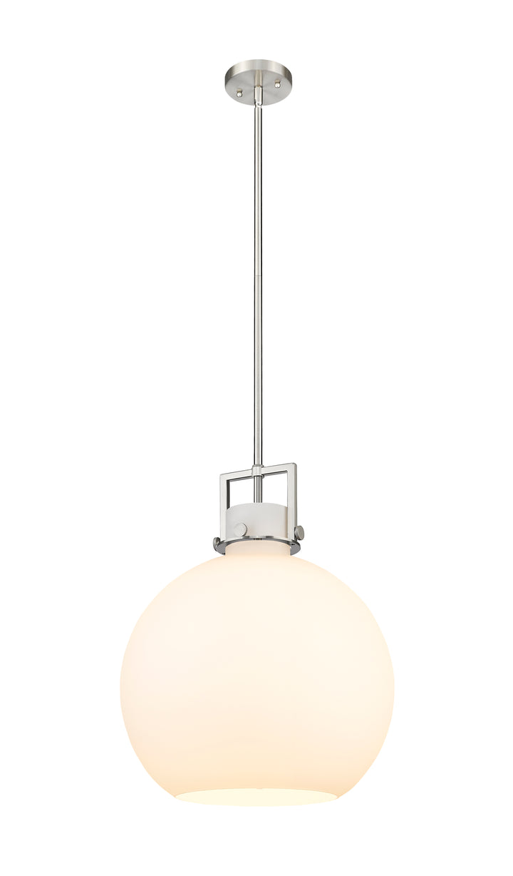 Innovations Lighting Newton Sphere 16" Pendant - Satin Nickel